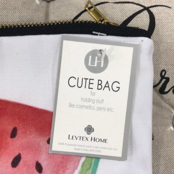 Levtex Watermelon Zip Pouch - Picture 3 of 7